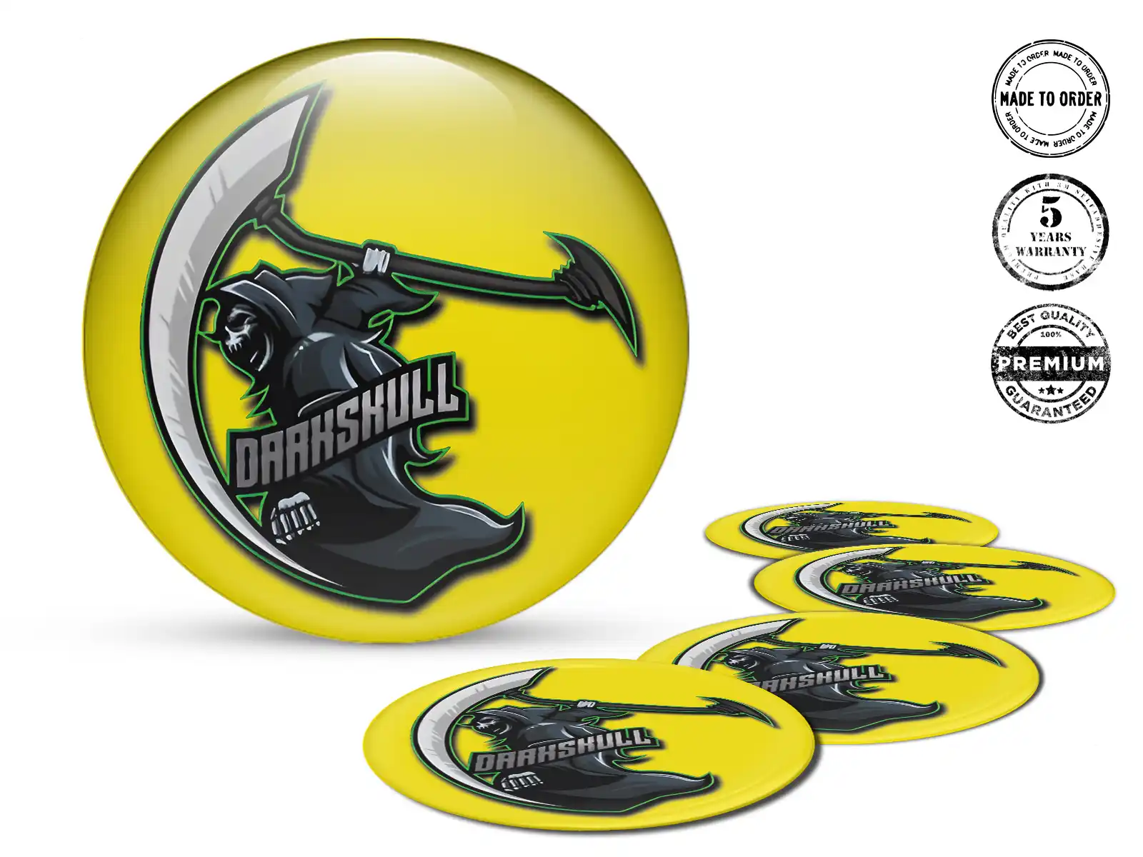 Epoxy-Dome Sticker Racing Stil Premium Dome für Autos